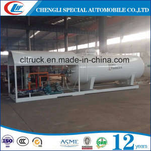 ASME Factory 10 M3 5 Tons LPG Gas Refilling Skid Plant Station